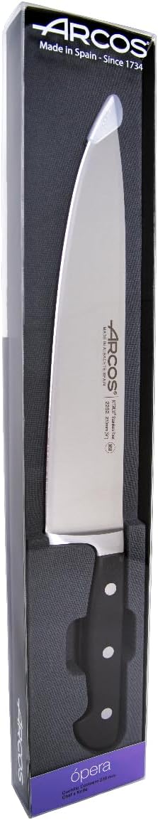 Arcos Opera - Kochmesser - NITRUM geschmiedetem Edelstahl 230 mm - HandGriff Polyoxymethylen (POM) F