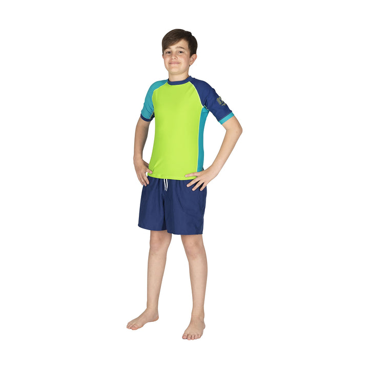 Mares Seaside Rashguard Shield Youth, schützendes Kurzarmhemd für Jugendliche zwischen 8 und 13 Jahr