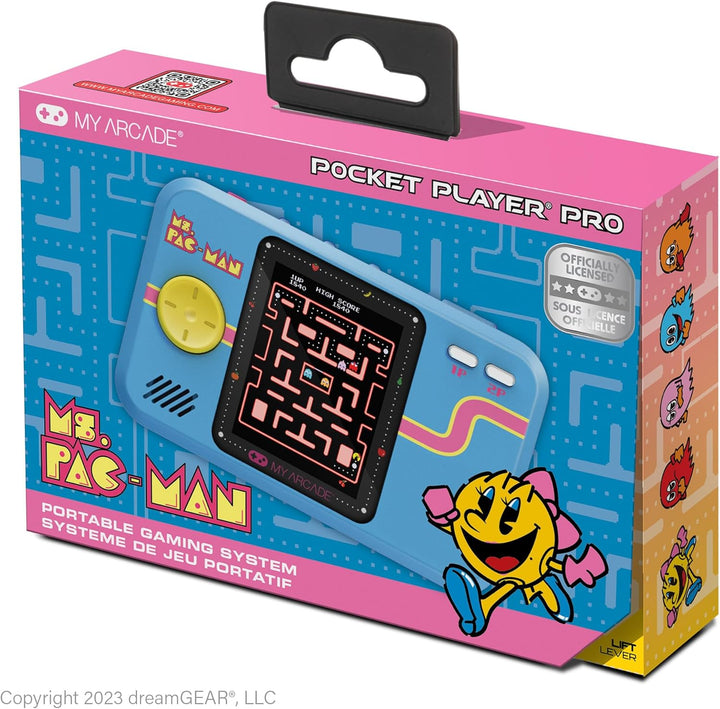 Console de jeu rétrogaming - Atari - Pocket Player PRO Ms. Pac-Man - Ecran 7cm Haute Résolution Frau