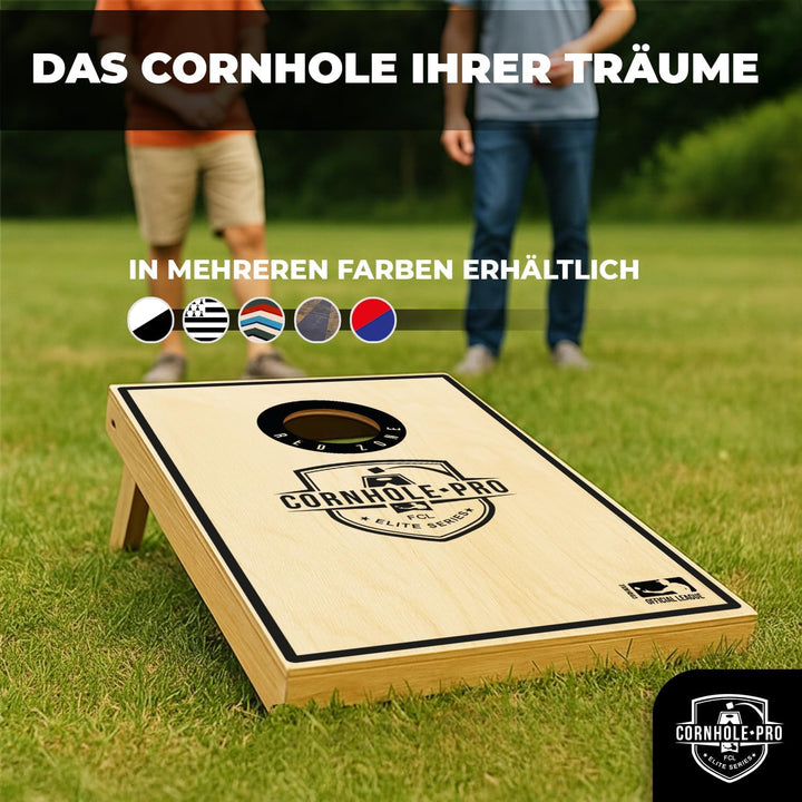 Original Offizielles Cornhole | Amerikanisches Cornhole | Einfach zu transportieren | Offizielle Abm