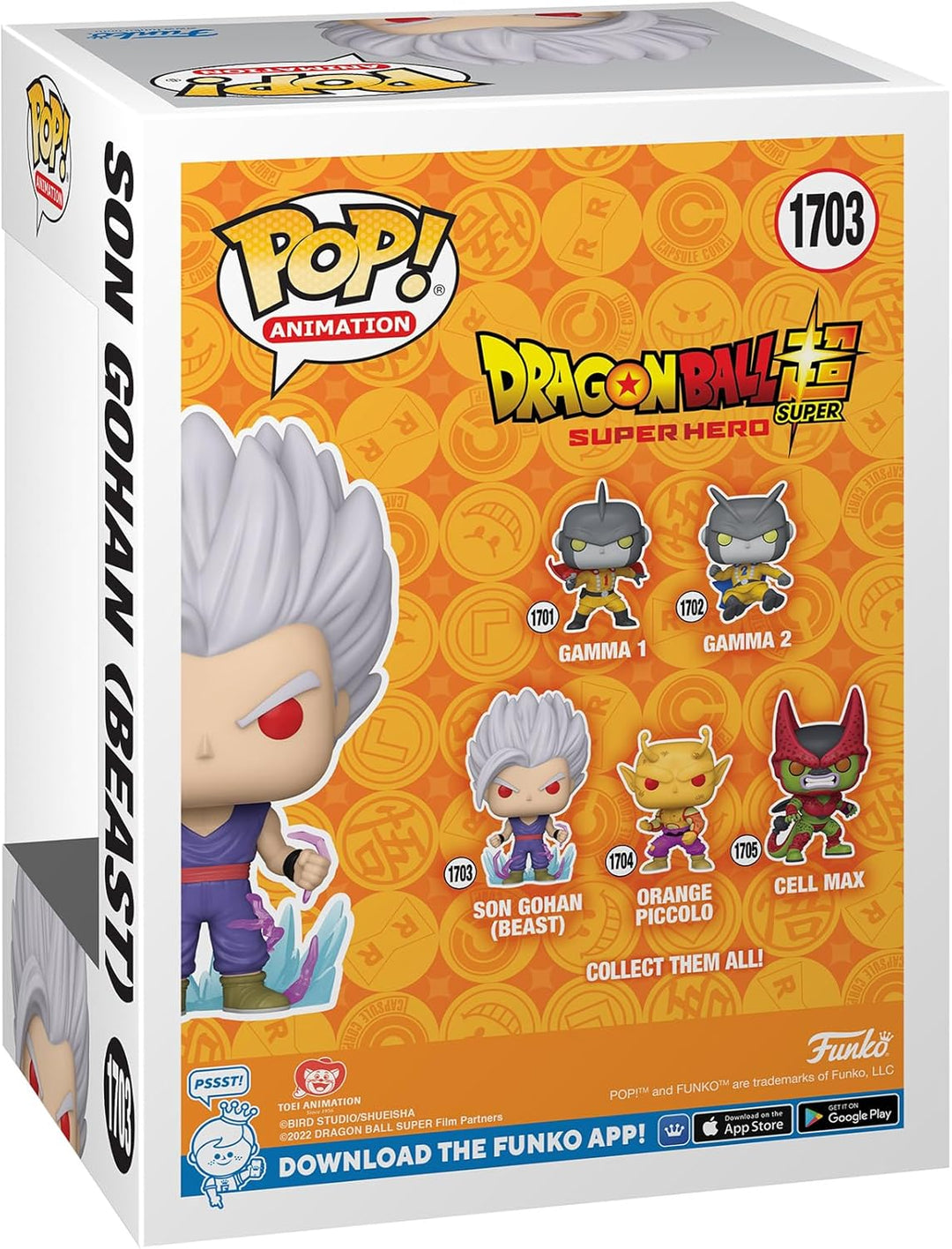 Funko Pop! Animation: DBSSH - Gohan UI - 1/6 Quote Für Seltene Chase-Variante - Leuchtet Im Dunkeln