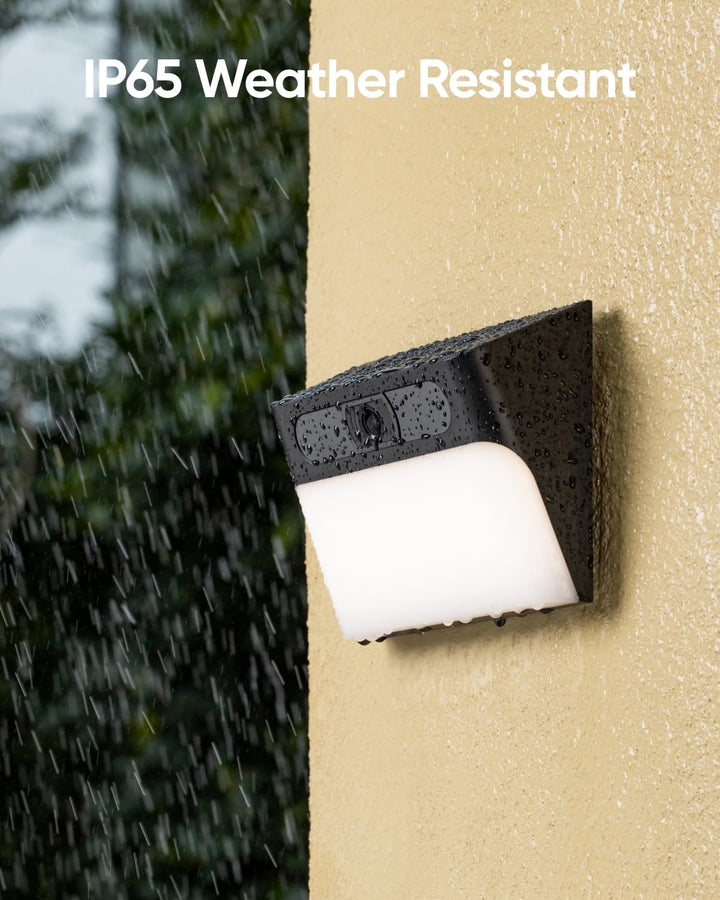 eufy Security Solar Wall Light Cam S120, kabellose 2K Solar Überwachungskamera aussen, nachhaltige S