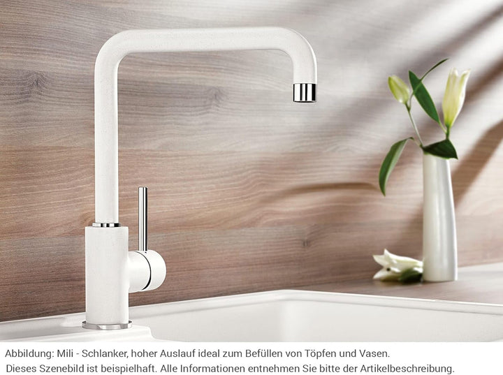 BLANCO MILI chrom | Hochdruck | Rückflussverhinderer | Keramik Kartusche | Gesicherte Wasserqualität