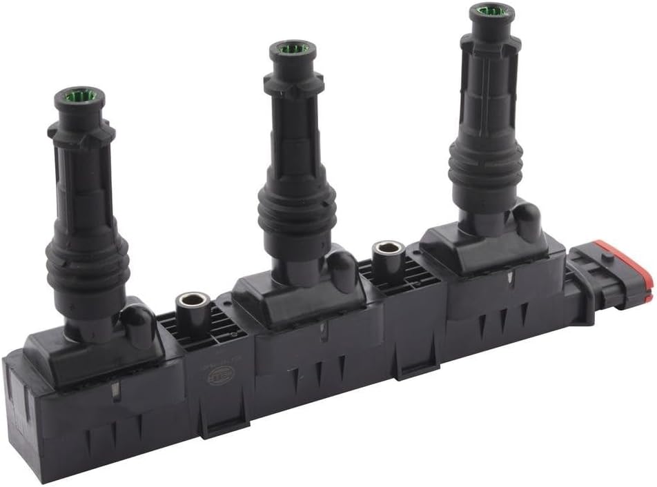 HELLA 5DA 193 175-471 Zündspule - 12V - 5-polig - inkl. Zündkerzenstecker - geschraubt