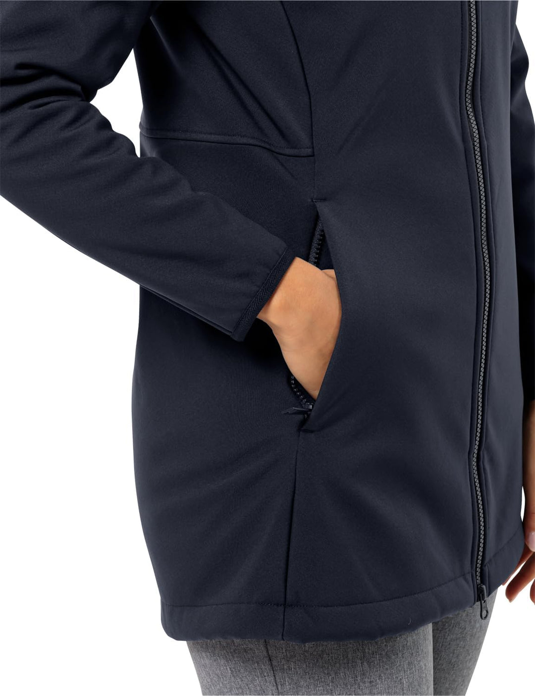 Jack Wolfskin Damen Windland Coat W Softshellmantel S night blue, S night blue