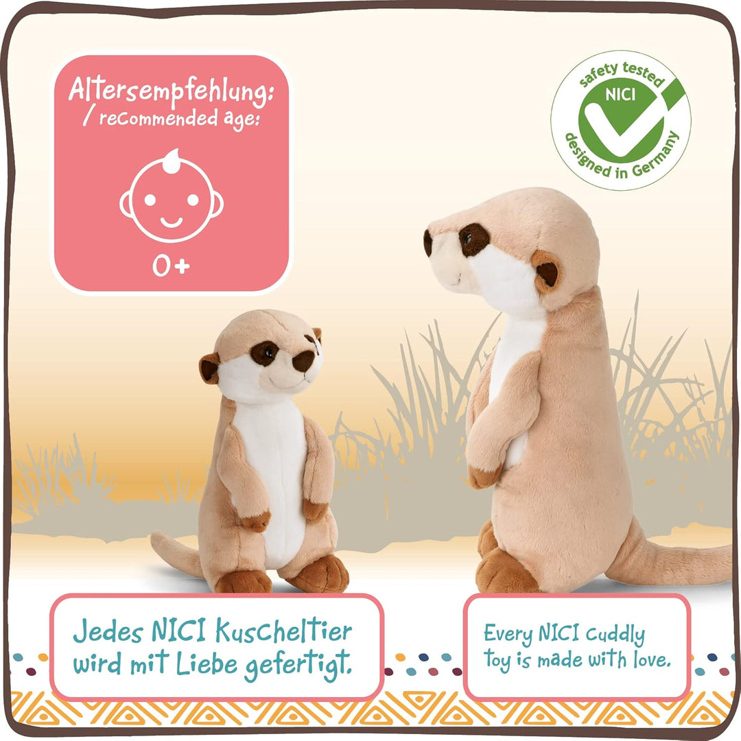 NICI 48460 Soft Toy Tiere Kuscheltier 30 cm Plüschtier für Mädchen, Jungen & Babys – Flauschiges Sto