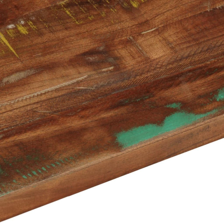 vidaXL Rechteckige Massivholz-Ersatz-Esstischplatte – rustikale Teak/Kiefer/Buche/Mango für Wohnzimm