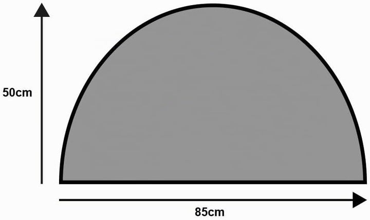 wash+dry Fussmatte, Round Rainbow 50x85 cm, innen und aussen, waschbar