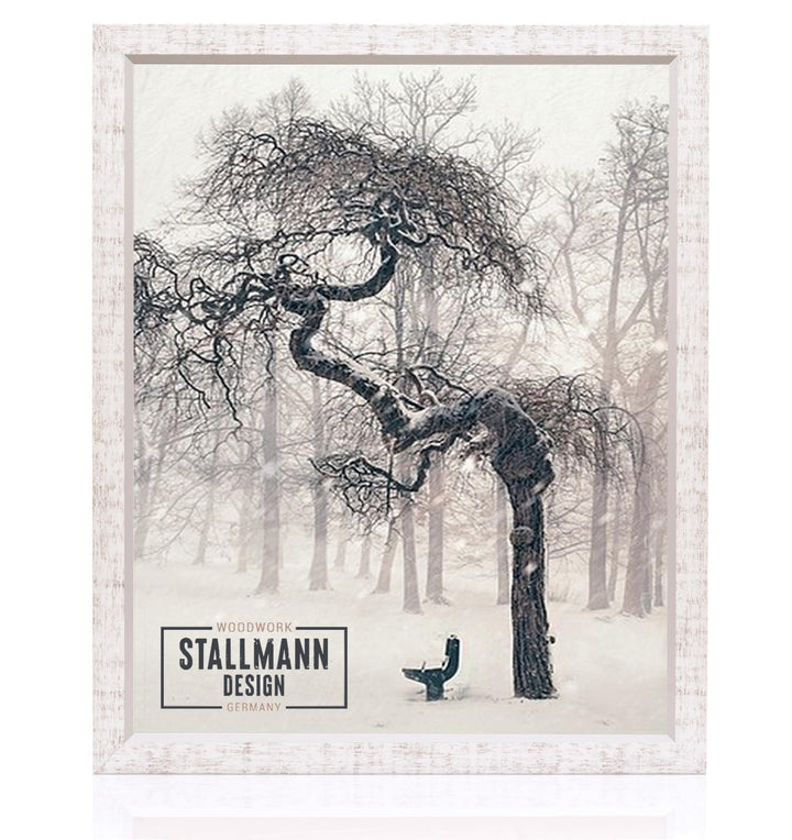 Stallmann Design Bilderrahmen my Frames 40x80 cm weiss gewischt Rahmen fuer Dina 4 und 60 andere For