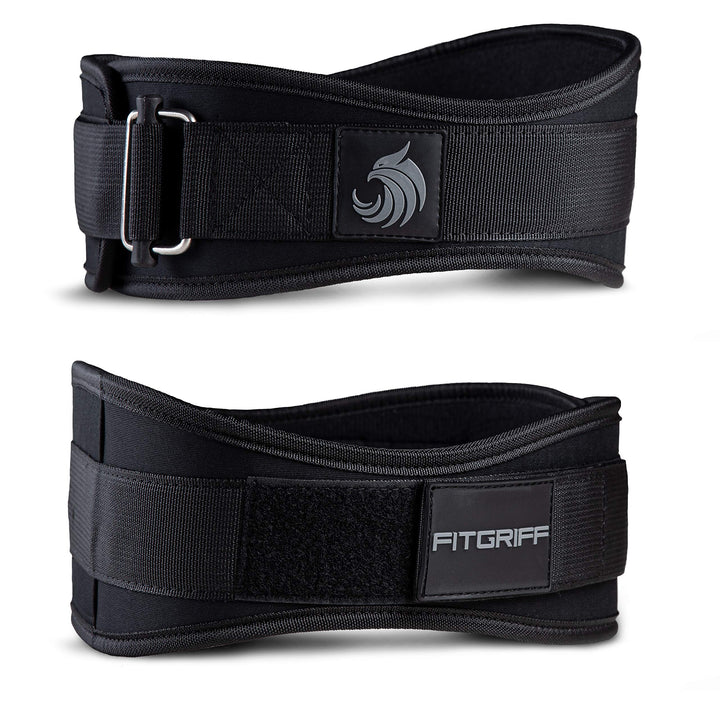 Fitgriff® Gewichthebergürtel V2 - Gewichtheber Gürtel für Damen und Herren - Bodybuilding, Krafttrai
