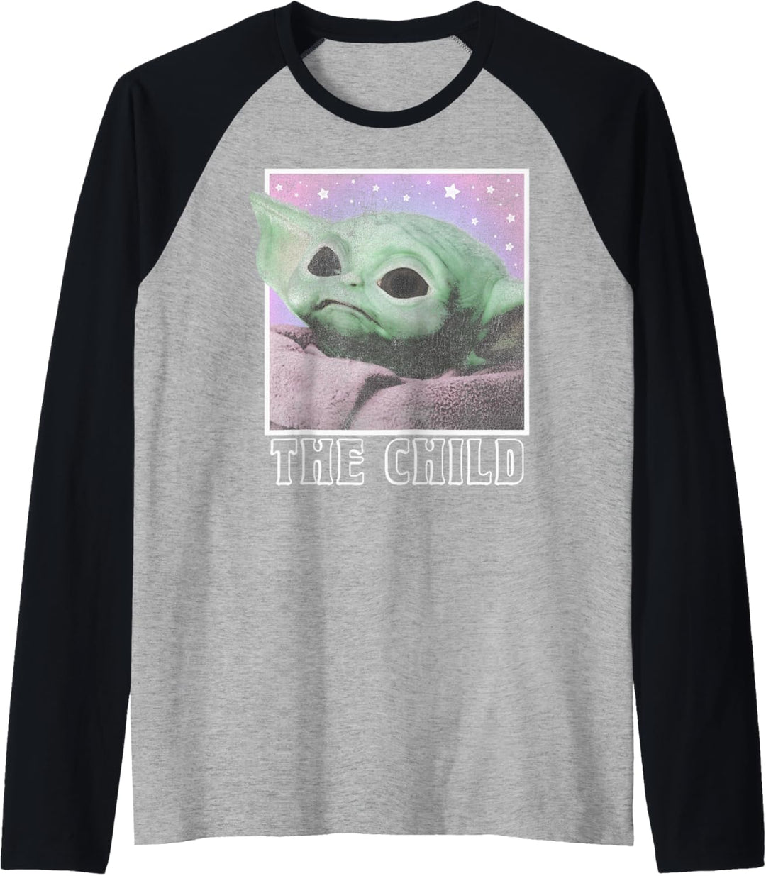 Star Wars Mandalorian The Child Galaxy Star Gaze Raglan