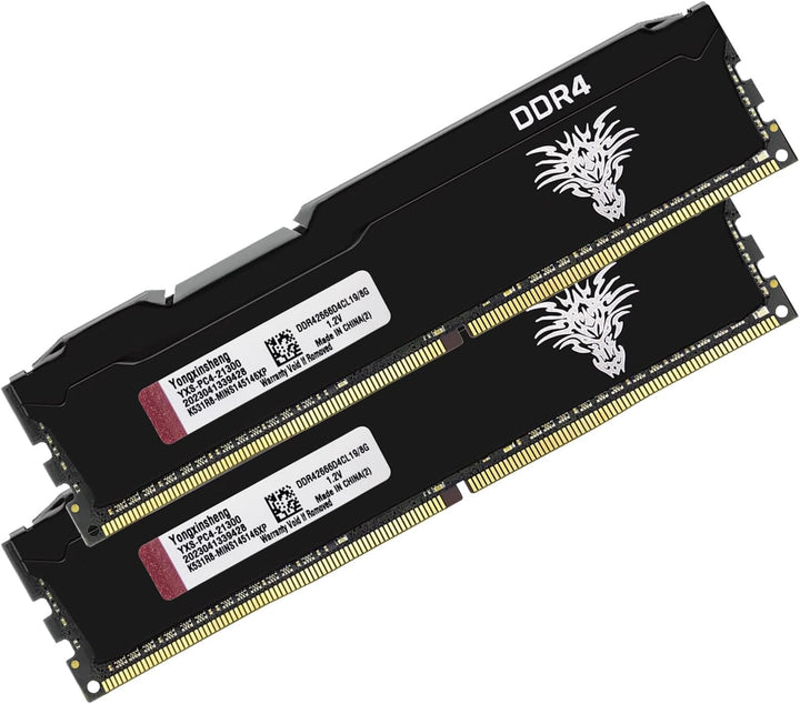 DDR4 2666MHz 16GB Kit (8GBx2) Desktop RAM PC4-21300 UDIMM Non-ECC Unbuffered 1.2V 288-Pin CL19 PC Co