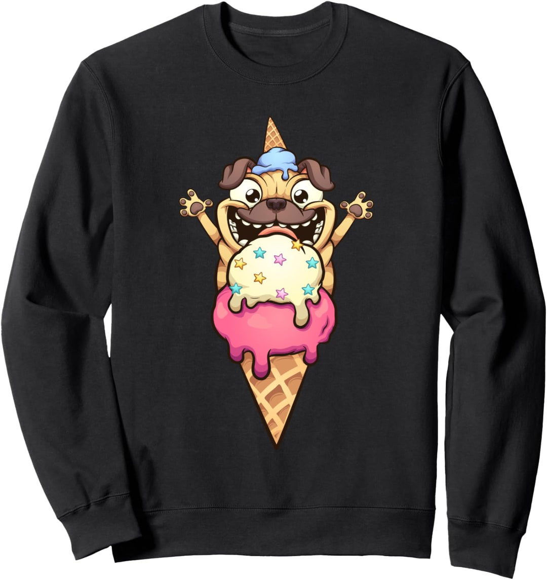 Eismaschine Frozen Dessert Lover Ice Cream Sweatshirt