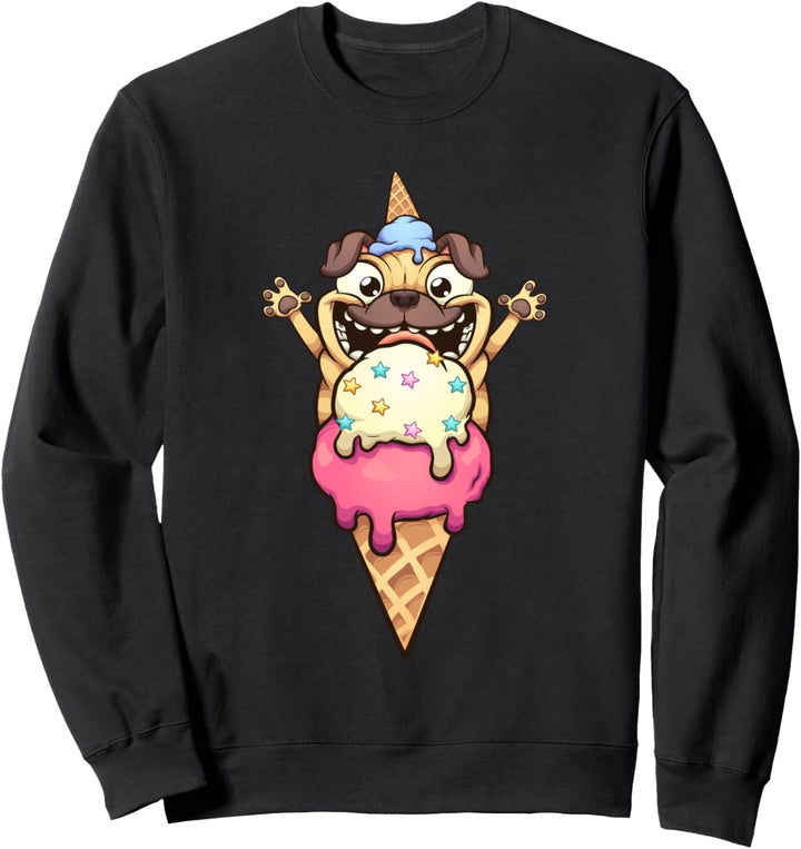 Eismaschine Frozen Dessert Lover Ice Cream Sweatshirt