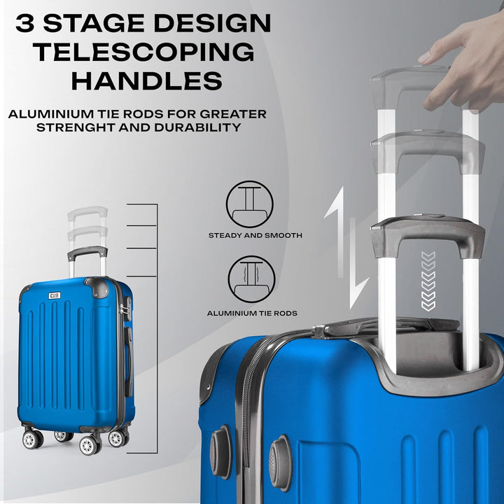 POSH Hartschalenkoffer Koffer & trolleys rollkoffer handgepäck reisekoffer mit Rollen | Koffer gross