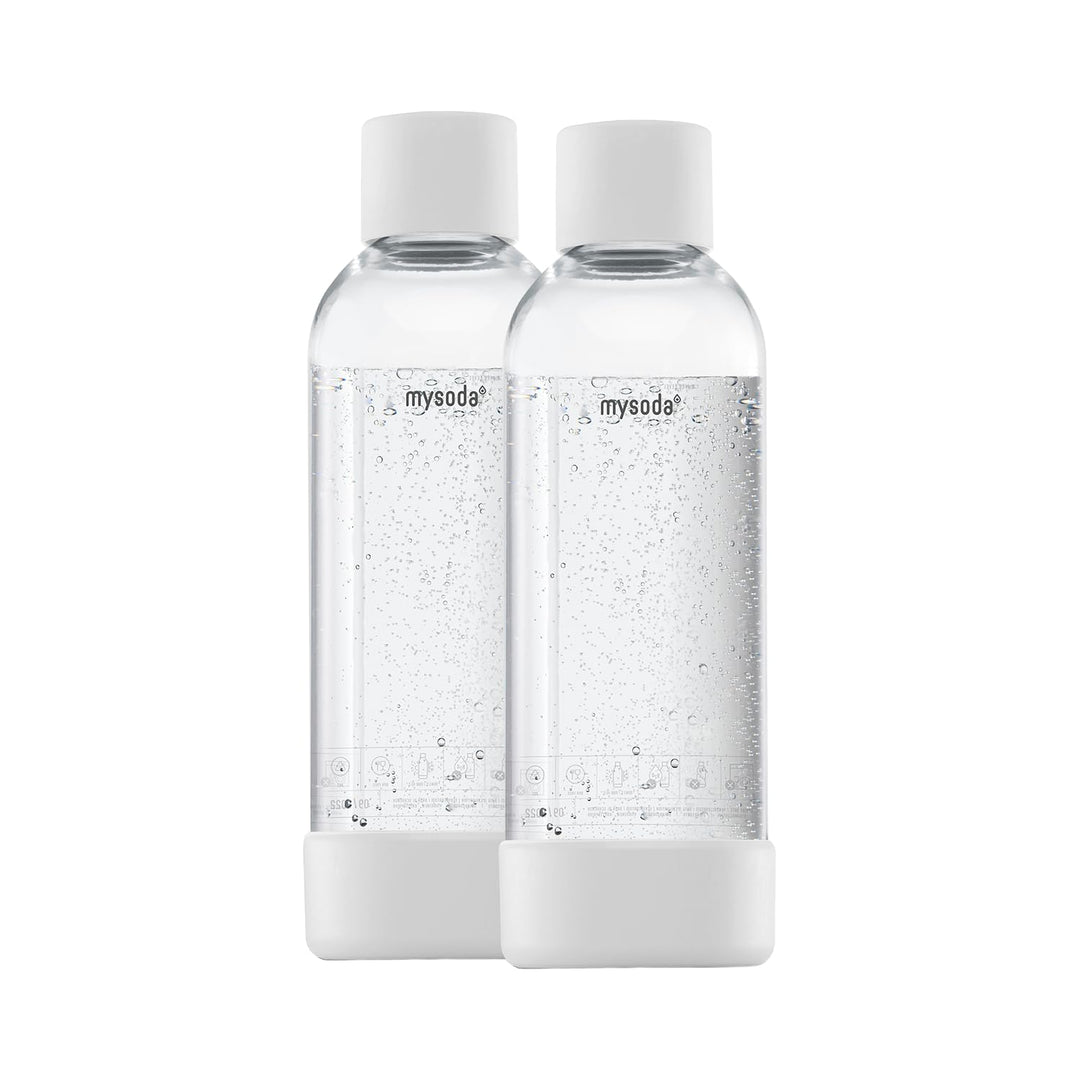 Mysoda: Wiederverwendbare Wasserflasche für Wassersprudler, BPA-freies Plastik, mit Quick-Lock Schne