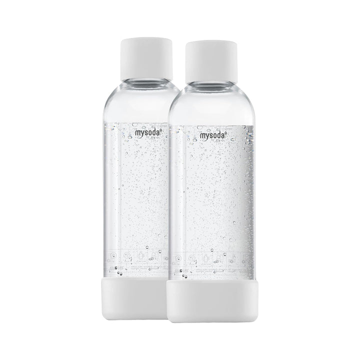 Mysoda: Wiederverwendbare Wasserflasche für Wassersprudler, BPA-freies Plastik, mit Quick-Lock Schne