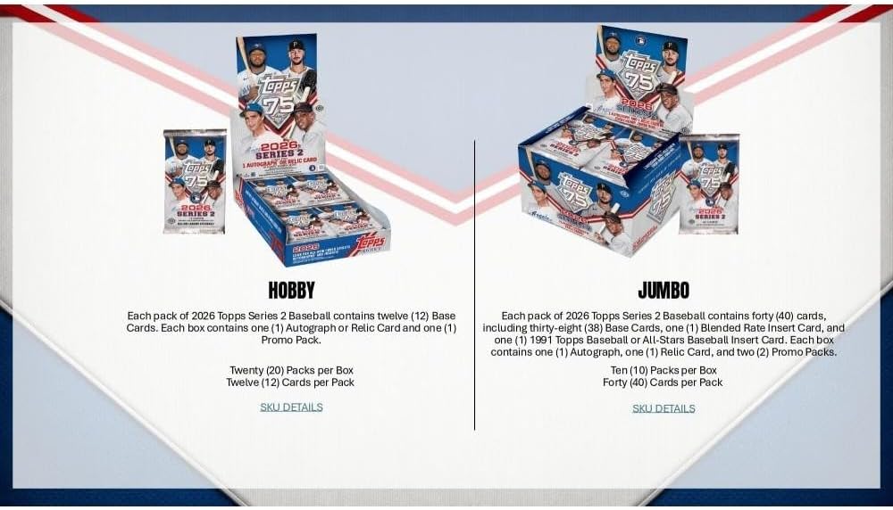 Topps 2026 MLB Baseball Series 2 Hobby Box