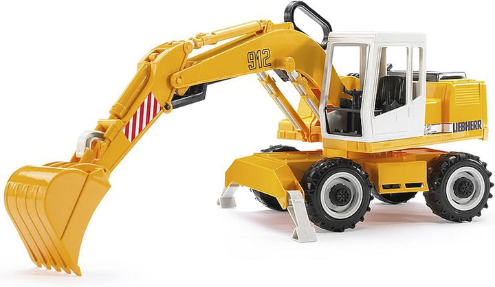 bruder 02426 - Liebherr Schaufelbagger - 1:16 Baustelle, Baufahrzeug, Löffelbagger, Arbeiter, bworld