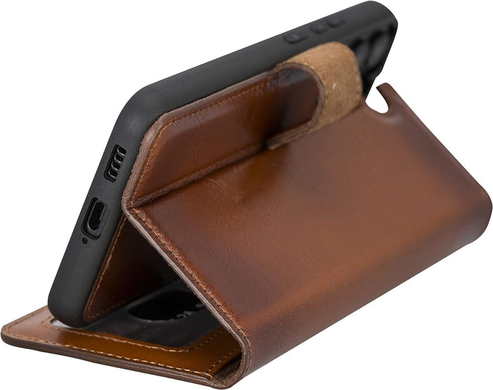 Solo Pelle Lederhülle Harvard kompatibel für das Samsung Galaxy S22 Plus / S22+ inklusive abnehmbare