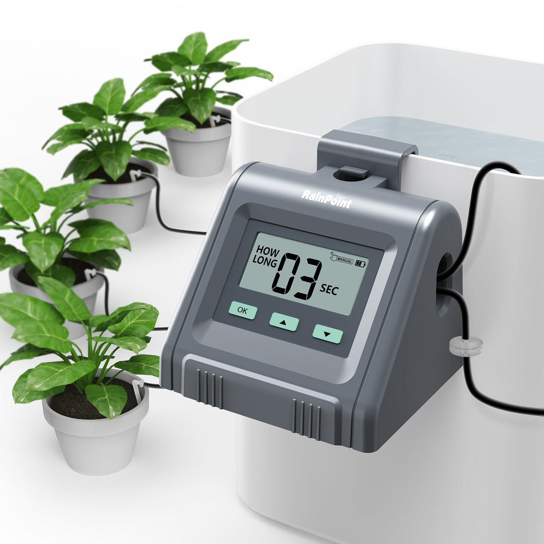 RAINPOINT Automatisches Bewässerungssystem, Einstellbare Wassermenge, Automatische Bewässerung für Z