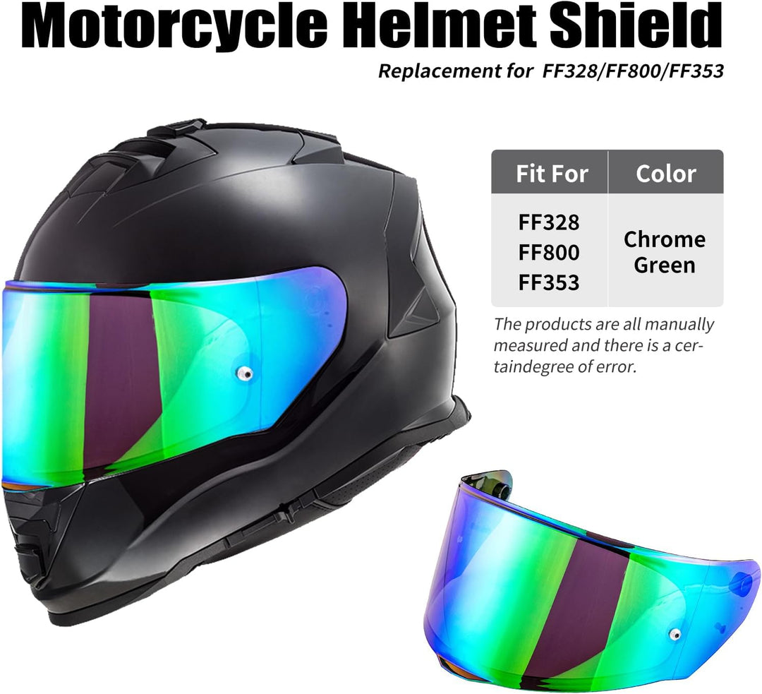 Helmvisier für Assault/Rapid/Stream,Motorradhelm Visier für LS2 FF800/FF353/FF328,Motorrad Windschut
