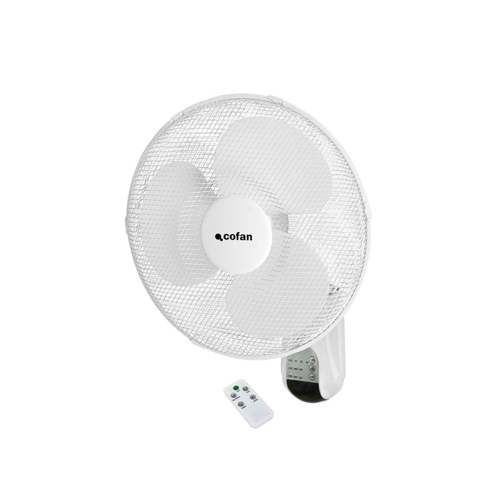 Cofan Wandventilator mit Timer und Fernbedienung | Leistung 50 W | mit drei Geschwindigkeitsstufen |