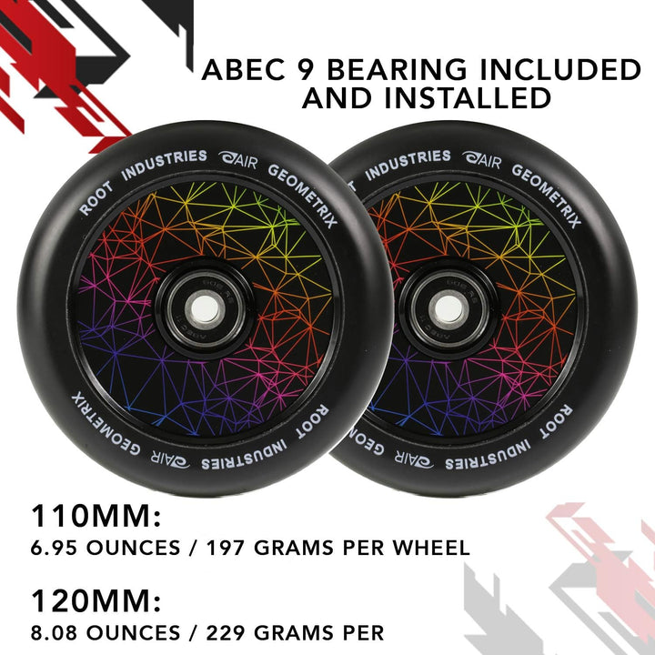 Root Industries 120 Mm Air Wheels Räder 110mm Geometrix, 110mm Geometrix