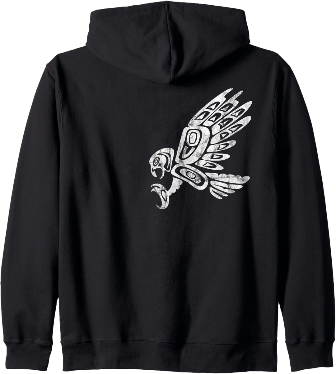 Falke Haida Kunst Indianer Nord Amerika USA Kapuzenjacke
