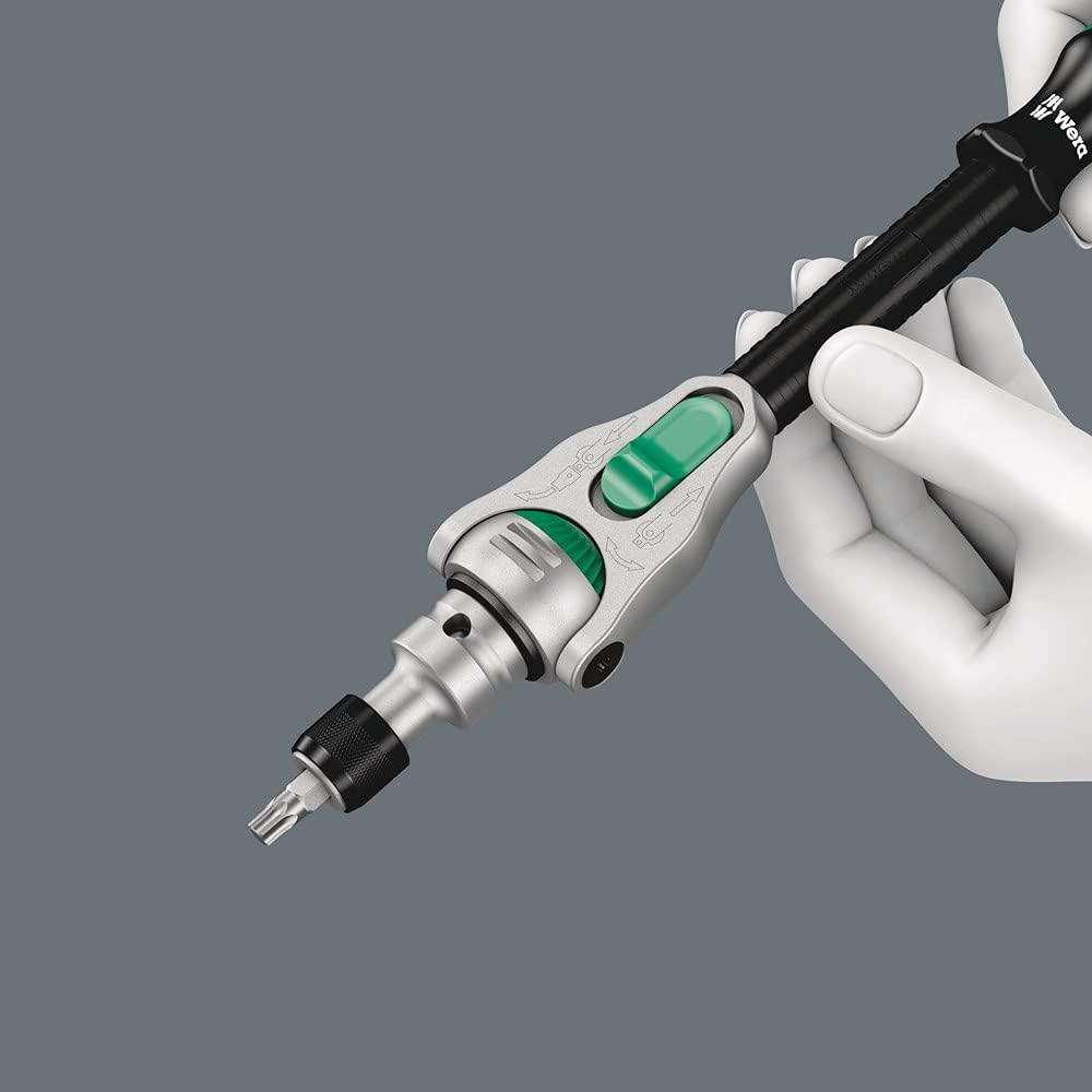 Wera Zyklop Speed-Knarre 8000 A mit 1/4"-Antrieb, 1/4 Zoll x 152 mm, 05003500001 1/4 Zoll Zyklop Spe