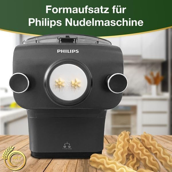 MY PASTA - Sedanini/gekräuselte Fusilli - Pastamaker Matrizen Pastadisc Avance Matrize für hausgemac
