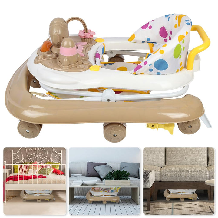 Lauflernhilfe für Babys, Jungen, Mädchen, mitwachsend, 3-in-1, faltbar, mit 3 höhenverstellbaren Höh