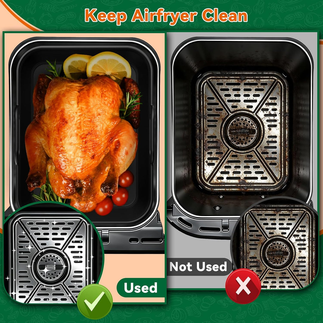 27 Artikel Heissluftfritteuse Zubehör für Ninja 9.5L Air Fryer DZ400EU, DZ400EUSTGD/AF400EU, AF400EU