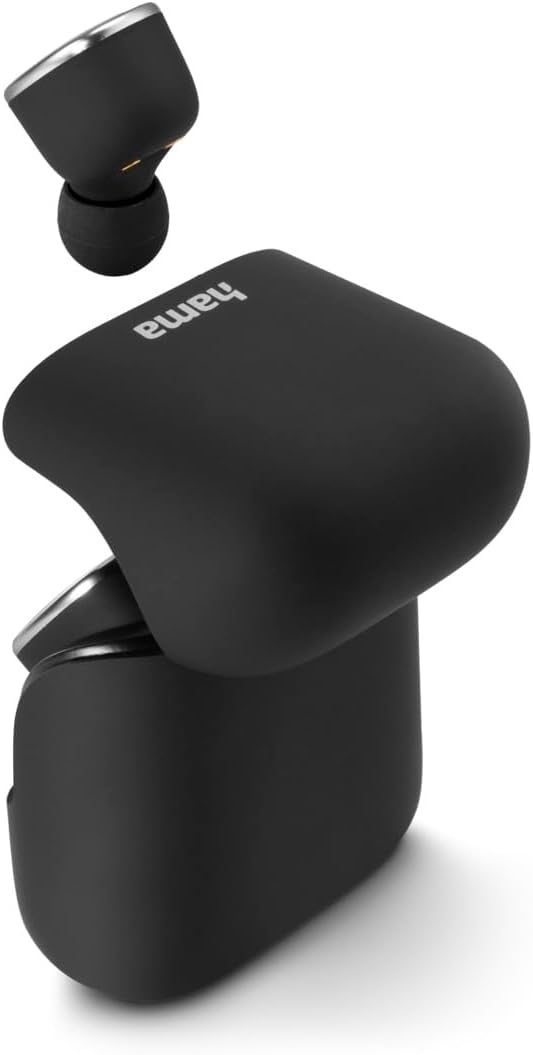 Hama Bluetooth Kopfhörer Spirit Pure (In Ear Kopfhörer mit Mikrofon, True Wireless Earbuds mit Ladec