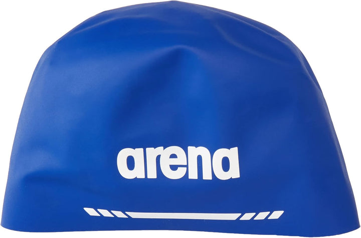 ARENA Unisex – Erwachsene 3D Soft Badekappen L Royal, L Royal