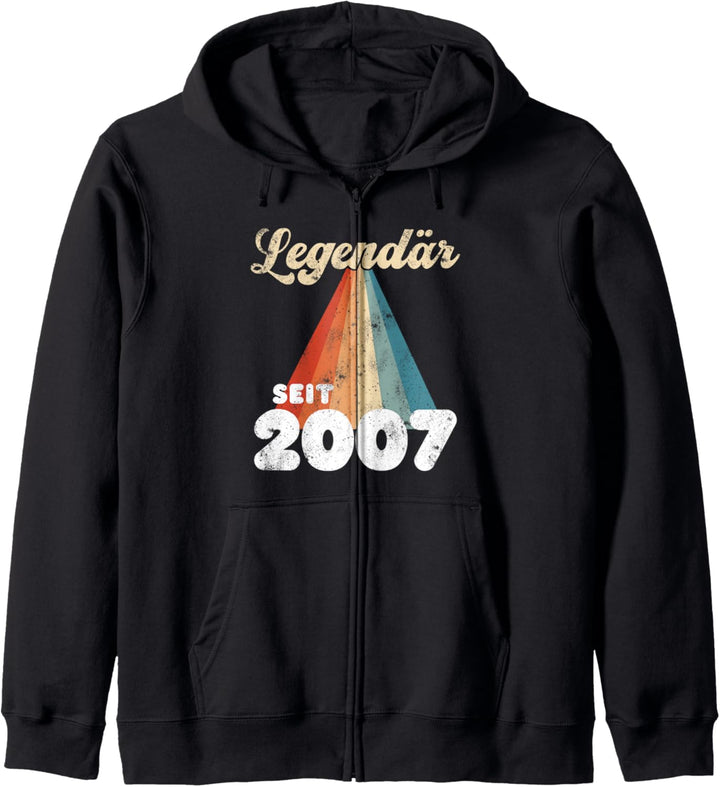 2007 Geburtstag Jungen Mädchen 15 Jahre Lustig 15 Geburtstag Kapuzenjacke