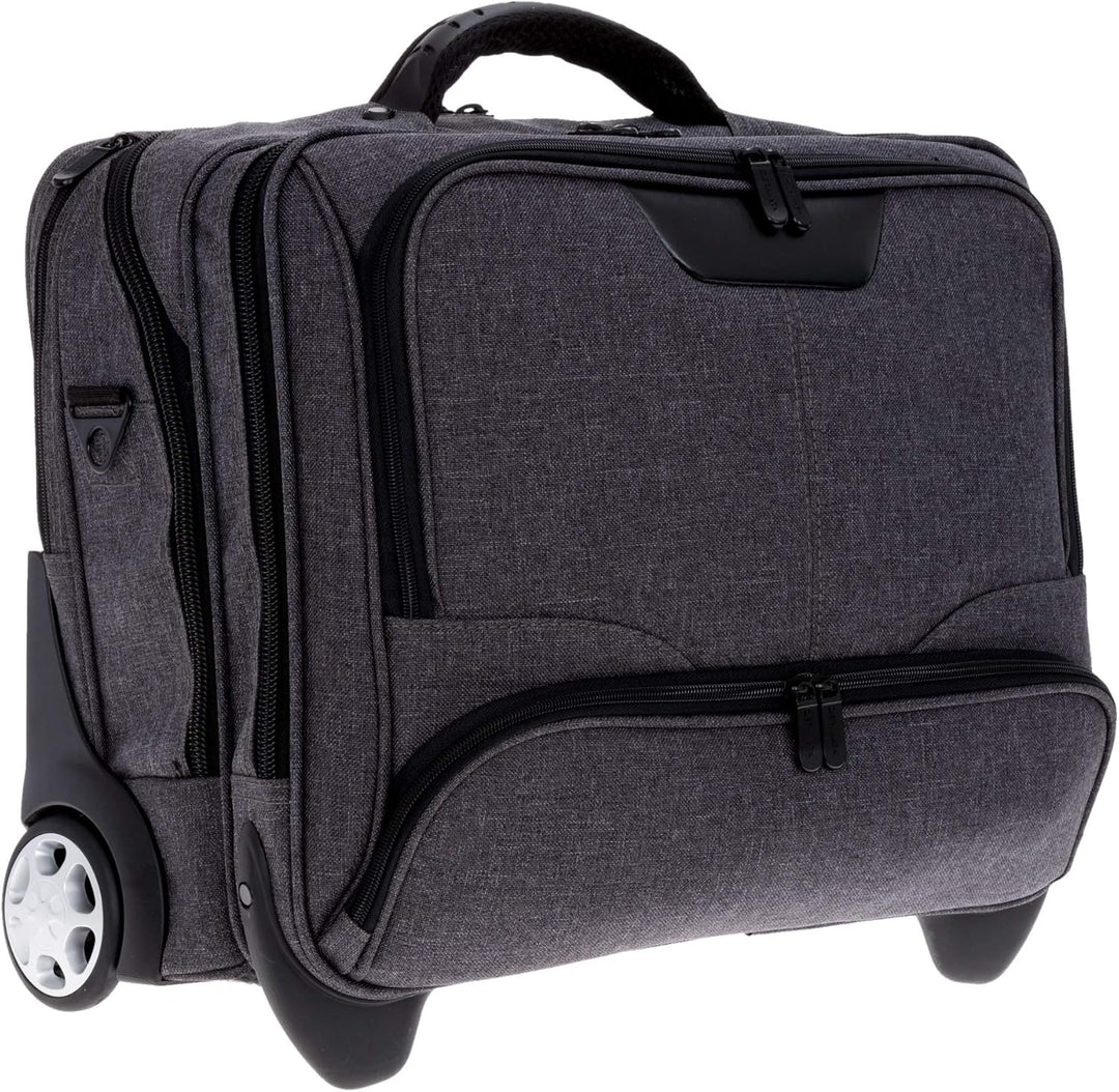 Trolley Pilotenkoffer Dermata Notebook Laptop Trolly Handgepäck Luggage 3456CV Anthrazit