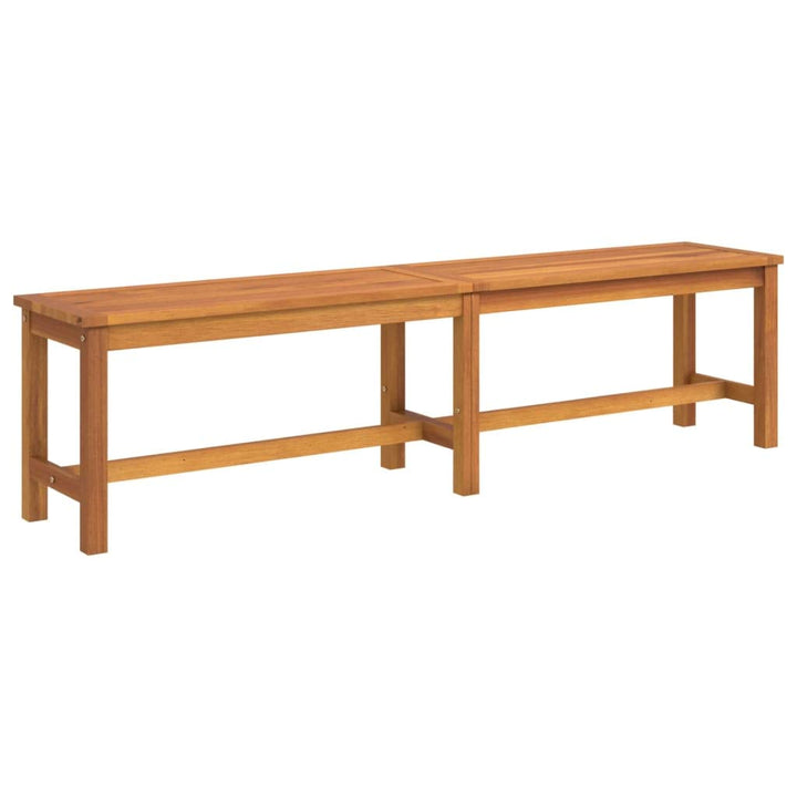 vidaXL Gartenbank 180x35x45 cm Massivholz Akazie 180 x 35 x 45 cm, 180 x 35 x 45 cm
