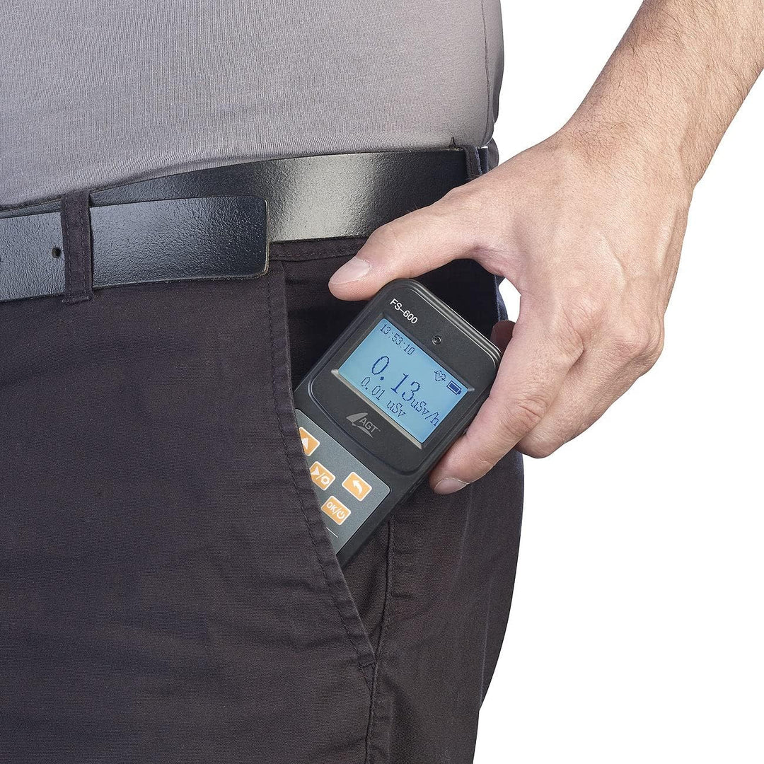 AGT Strahlenmessgerät: Digitaler Geigerzähler & Dosimeter für Alpha-, Beta- & Gammastrahlung (Geiger