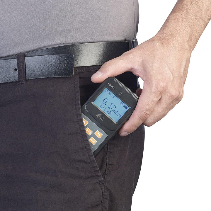 AGT Strahlenmessgerät: Digitaler Geigerzähler & Dosimeter für Alpha-, Beta- & Gammastrahlung (Geiger