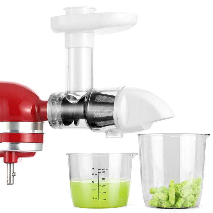 Gdrtwwh Entsafter Aufsatz für KitchenAid Ständermixer,Slow Juicer Zitrussaftpresse Zubehör, Kau-Ents