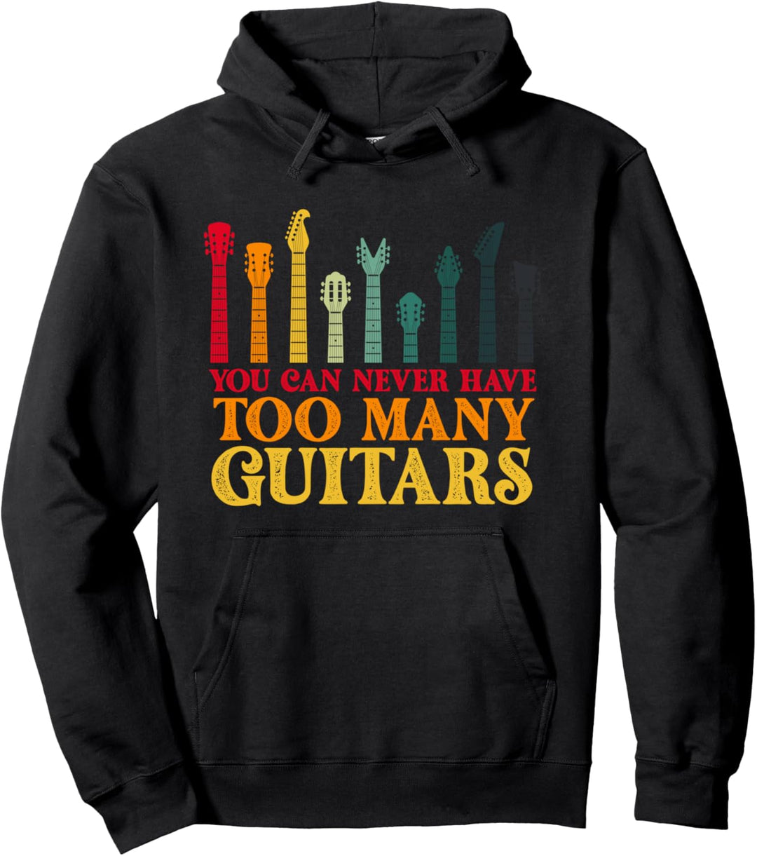 Gitarrenspieler Rock Musiker Gitarrist Lustiges Gitarre Pullover Hoodie