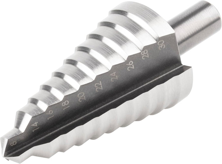 wolfcraft I 2515000 I Stufenbohrer HSS I für Edelstahl, Stahlbleche, NE-Metalle, Kunststoffe I aus W