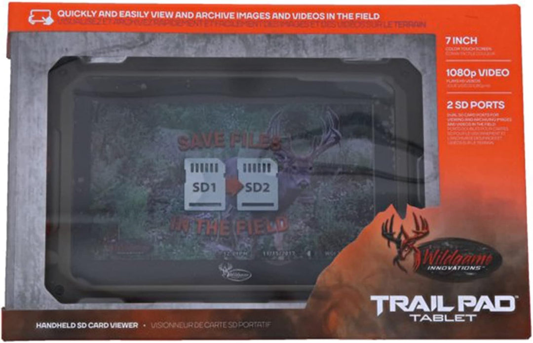 Wildgame Innovations VU70 Trail Tablet Dual Sd Card Viewer, Dark Green Sporting Goods, TOUCH