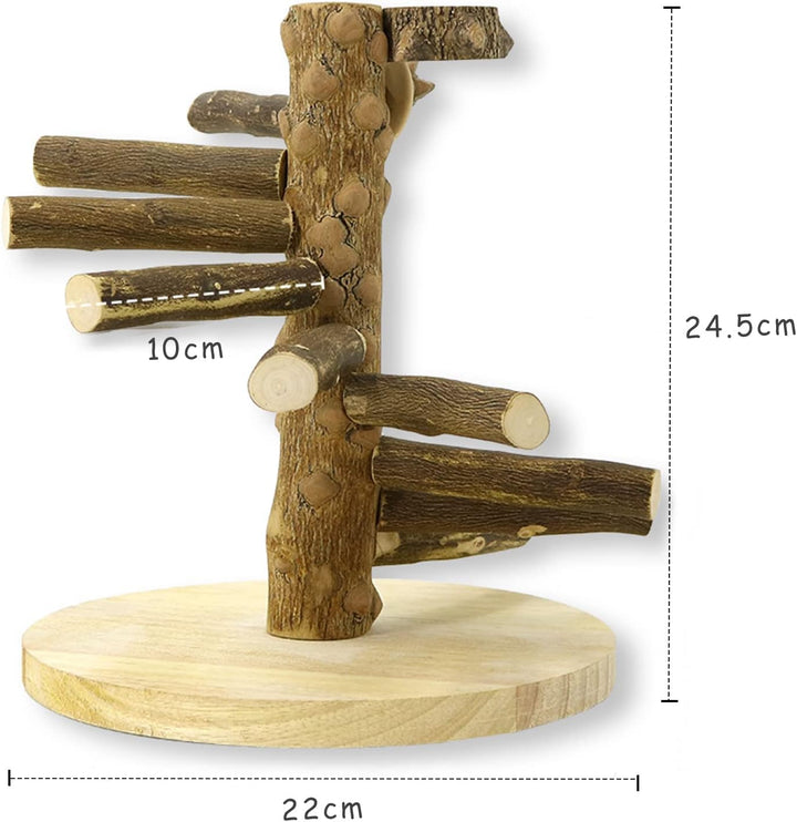 Wellensittich Spielplatz Vogel-Spielplatz für Nymphensittich Papageien Wellensittiche, Holz, Grösse