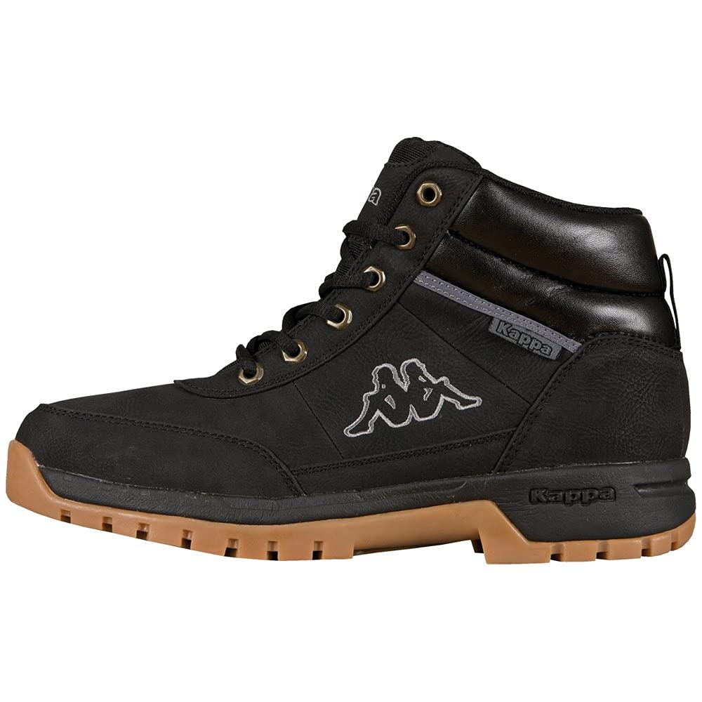 Kappa Unisex Kinder Bright Mid Hohe Sneakers 36 EU Schwarz 1111 Black, 36 EU Schwarz 1111 Black