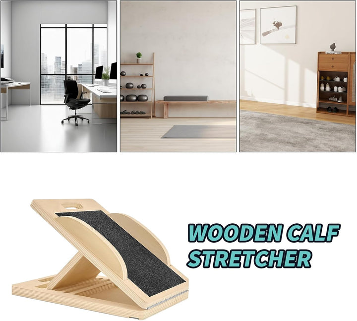 Wadenstretcher Fitness | Verstellbares Schrägbrett Zum Dehnen Der Wadenmuskulatur Trainingsgerät | V