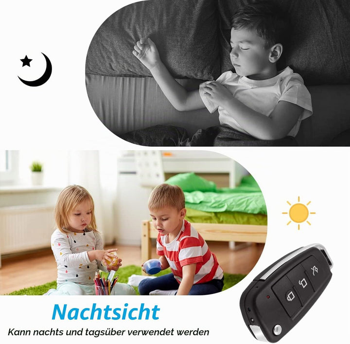 Mini Überwachungskamera, HD 1080P Mini Kamera Ohne WLAN
