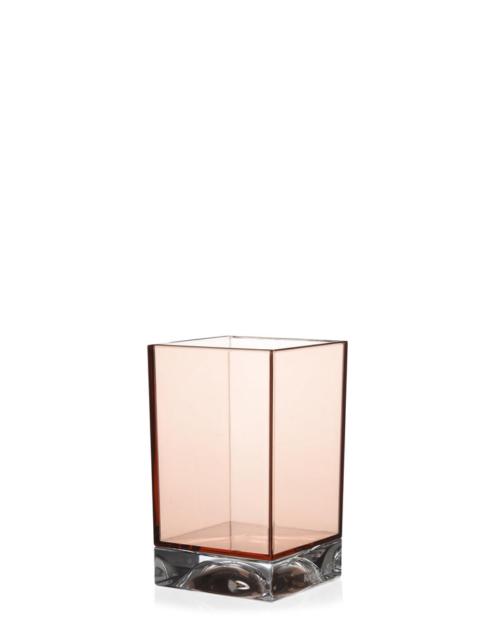 Kartell Boxy Zahnbürstenhalter, Plastik, Nude Rosa, 7 x 7 x 12 cm Rosa Nude 7 x 7 x 12 cm, Rosa Nude