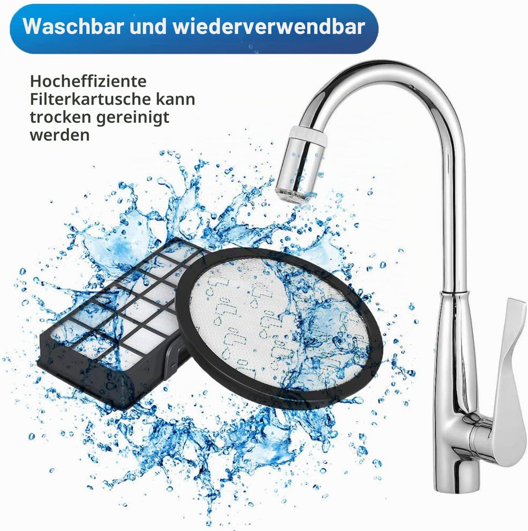 2 Stück HEPA-Filter Set für Rowenta Silence Force Cyclonic 4AAAA RO7611 RO7612 RO7643 RO7647 RO7649